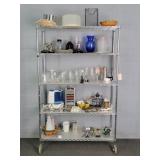Large Kitchen Items Lot- Rack Not Included