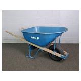 Jackson Solid Tire Heavy Duty Metal Wheel Barrow