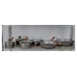 6 Pc Sensarte Cookware Set Plus Lids