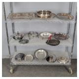 Lot Of Assorted Silver Plate & More
