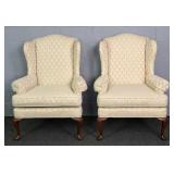2x The Bid Woodmark Wingback Chair