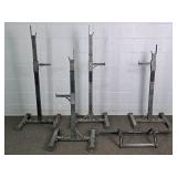 Lot Of 5 Stamina & More Adj Height Rack Stands