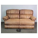 Dual Electric Reclining Sofa W/ Oiler Style Uphols