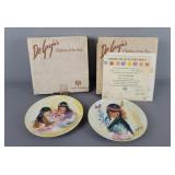 2x The Bid Knowles Collector Plate