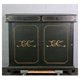 Golf Themed Hand Painted Solid Wood Bar
