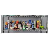 Lot Of Assorted Garage Fluids & More