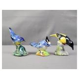 3x The Bid Stangl Pottery Bird Figure