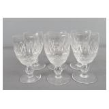 6x The Bid Waterford Goblets