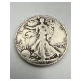 1941 D Walking Liberty Silver Half Dollar