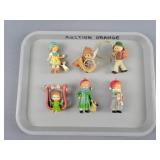 6x The Bid Vintage Hong Kong Ornaments