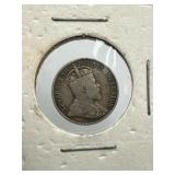 1907 Canada Silver Half Dime .925 Silver