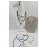 9 Pcs Wood & Shell Jewelry 7 Necklaces 1