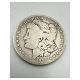 1886 O Morgan Silver Dollar