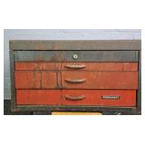 Large Asso. Vintage Tools In 3dr Heavy Metal Box