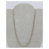 Sterling Silver 18in Chain Necklace Goldtone