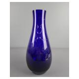 16" Cobalt Blue Vase