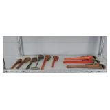 9x The Bid Assorted Pipe Wrenches