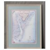 Terry Moore Hand Signed The Cape Fear Map Print