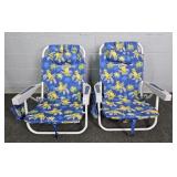 2x The Bid Tommy Bahama Folding Beach Chairs