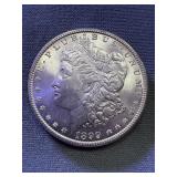 1899 O Morgan Silver Dollar Brilliant