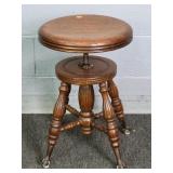 Charles Parker Antique Piano Stool
