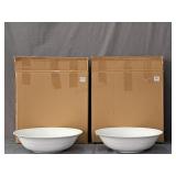 2x The Bid Mikasa Trellis 14" Seving Bowls