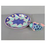 Clay Art Decorative Mosaic Fish & Chips Set