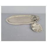 2 Pc Mudpie Metal Seashell Servingware