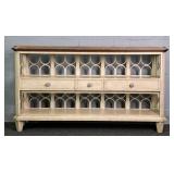 Stanley Furn Solid Wood 3 Drawer Hall Table