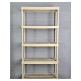 Keter 5 Tier Plastic Utility Shelf Unit