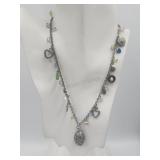 Whimsical Necklace With Lots Of Charms