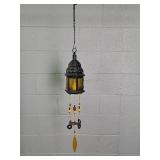Remote Control Metal & Glass Patio Led Lantern