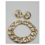 Nice Kjl Bracelet And Pierced Earrings