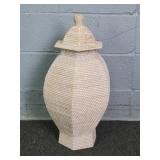 2 Ft Tall Natural Wicker Floor Vase