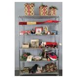 Lot Of Christmas Decor - Rack Not Included