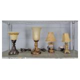 4x The Bid Assorted Lamps - Untested