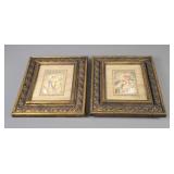 2x The Bid G Butler Framed Parrot Prints