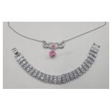 2 New Fashion Jewelry Pieces Necklace And