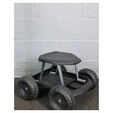 Plastic Rolling Gardening Stool
