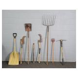 8x The Bid Asso. Yard/garden Tools & Pecan Picker