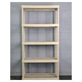Keter 5 Tier Plastic Utility Shelf Unit