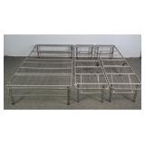 Lot Of 3 Metal Frame Guest Beds 1 Twin, 2 Cot Size