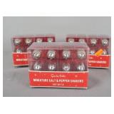 3x The Bid Miniature S&p Shaker Sets