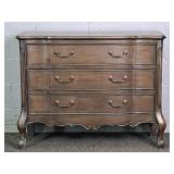 Powell Furn 3 Drawer Low Mfg Wood Chest