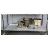5x The Bid Assorted Metal Decor