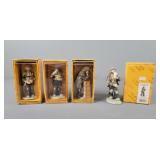 4x The Bid Emmett Kelly Miniature Collection