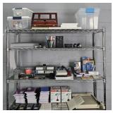 Lot Of Office Supplies - Rack Not Included