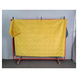 2x The Bid Emerald Green & Gold Quilted Twin Size