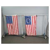 2x The Bid Valley Forge Perma Nyl 3x5 Outdoor Flag