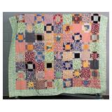 Homemade Floral Quilt